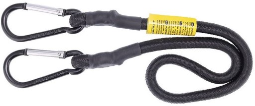 ELASTICKÁ LINKA S KARABÍNMI 10MM X 60CM
