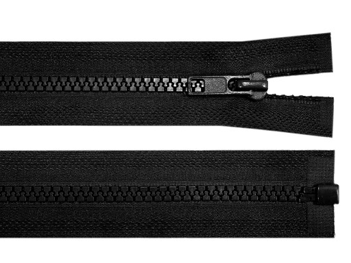 Zips, členkový, 40 cm / ČIERNA