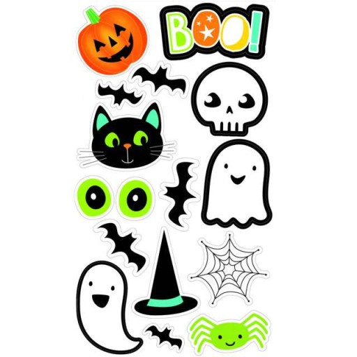 Nálepky TETOVANIE HALLOWEENská dekorácia pre deti STRAŠIDLÁ