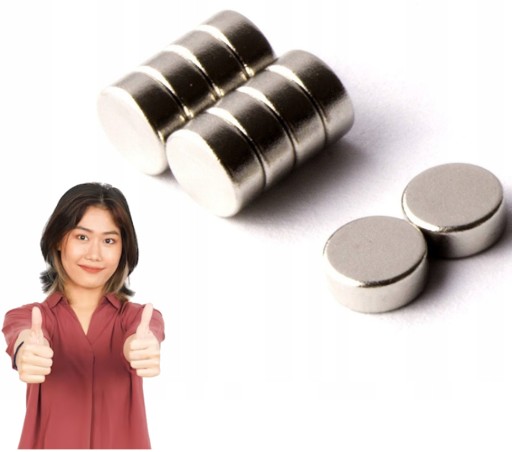 NEODYMIOVÉ MAGNETY 2x1 2/1 10 ks.