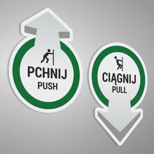 Nálepky Push, Pull, Push, Pull