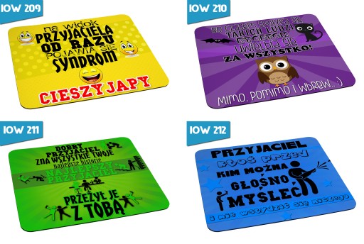 Darčeková podložka pod myš FRIENDSHIP FRIEND