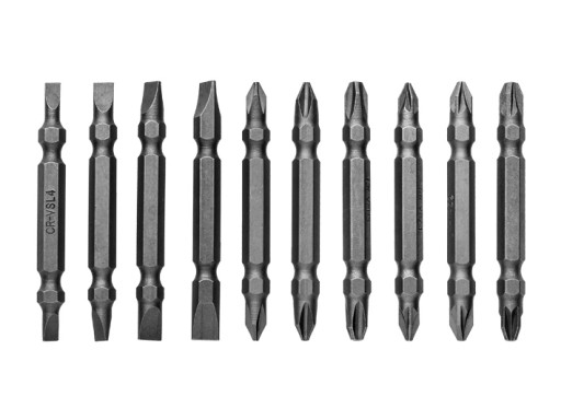 Drel 65mm obojstranné bity - 10 kusov