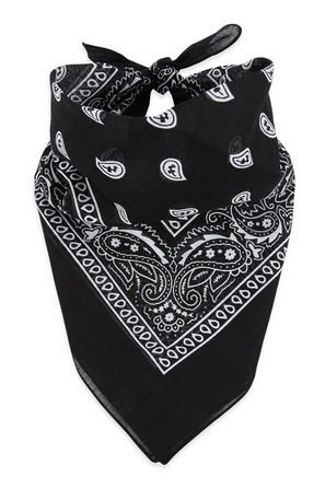 BANDANA, šatka, čelenka, MASKA, bavlna