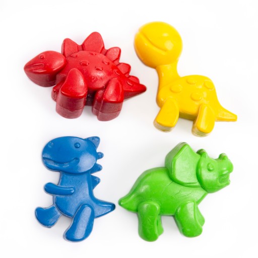 Pastelky pre batoľatá, aby sa naučili kresliť DINOSAURY