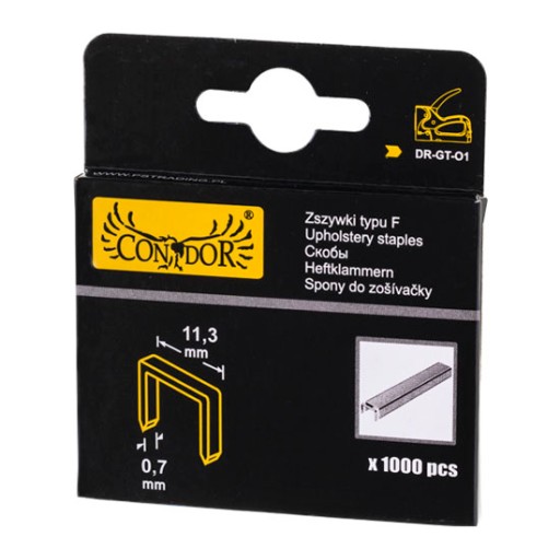Štandardné čalúnnické sponky typ 53 12mm 1000 ks.