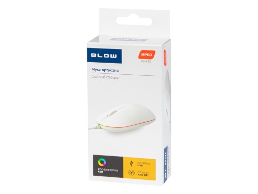 Optická myš BLOW, počítačová myš USB LED