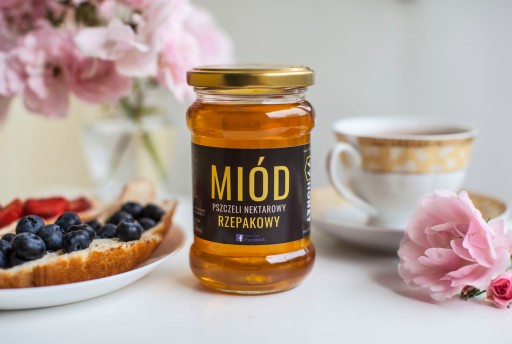 Repkový med 400g 100% PRÍRODNÝ REPKOVÝ MED - Jemná CHUŤ
