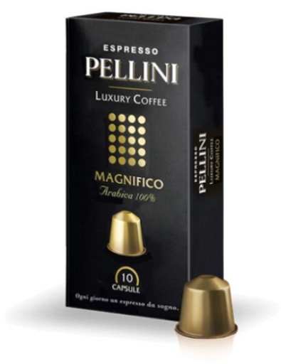 PELLINI LUXURY COFFEE MAGNIFICO 10 KS. - KAPSULKY NESPRESSO