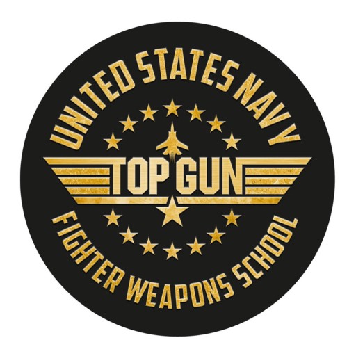 Top Gun School NÁLEPKA NA AUTA US NAVY NÁLEPKA NA PRILBU KNIHA NÁLEPKA NA KNIHU