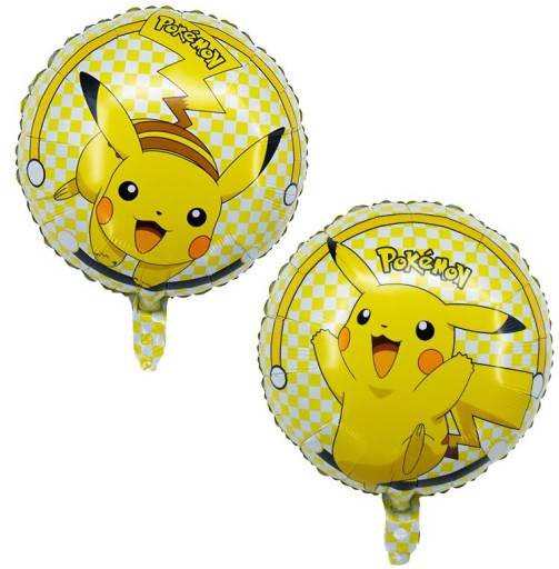 POKEMON Pikachu fóliový balón, obojstranný, 18