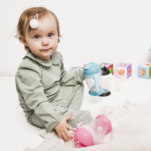 Hrnček so skladacou trubicou a hmotnosťou 300 ml 6 m+ Bocioland
