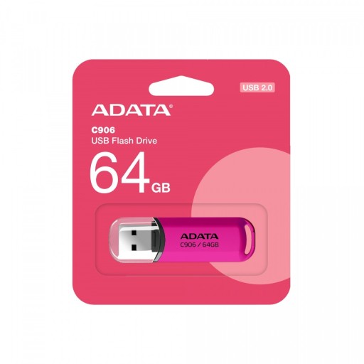 ADATA Pendrive C906 64GB USB2.0 ružový