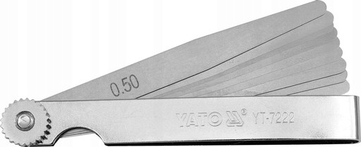 FEELER MERAČ 100 MM 10 HROT 0,05-05MM YATO