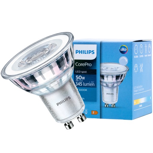 CorePro LEDspot GU10 3000K 4W žiarovka PHILIPS