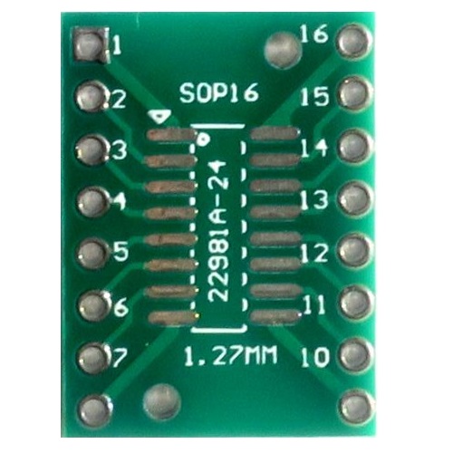 ADAPTÉR SOP16 SSOP16 TSSOP16 až DIP16
