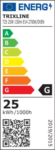 Žiarovka do rúry Žiaruvzdorná T25 25W E14 300°C 230V TR
