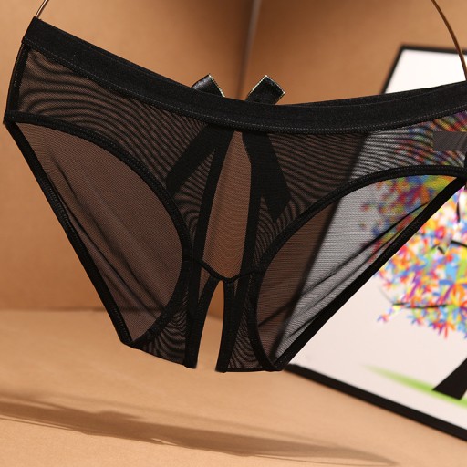 POHONNÉ SEXY TRANSPARENTNÉ NOHAVIČKY S OTVORENÝM ROZKROKOM