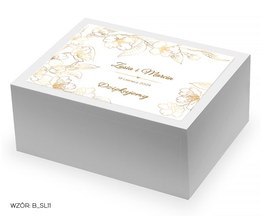 Tortové krabičky so svadobným štítkom + personalizácia