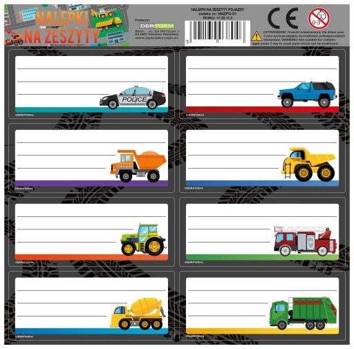 Samolepky na notebook Vehicles Derform