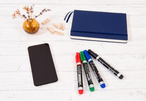 MEMOBE permanentný popisovač čierny okrúhly 12 ks