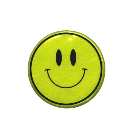 Reflexná nálepka nálepka reflexný úsmev smajlík emoji