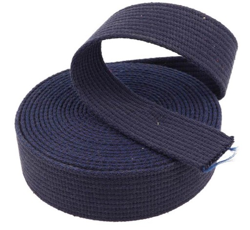Popruh 40mm Bavlna, farba: námornícka modrá