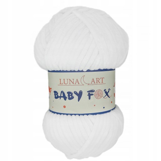 Polyesterová priadza Baby Fox - Luna Art - 1, 100 g, 120 m