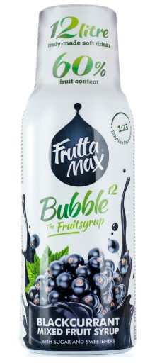 FruttaMax koncentrát sirupu z čiernych ríbezlí pre Sodastream 500 ml