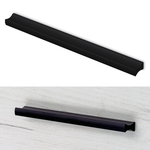 ÚCHYTKA NA NÁBYTOK ČIERNA ÚCHYTKA NA NÁBYTKO KUCHYŇSKÁ SKRIŇKA ÚCHYTKA 128MM
