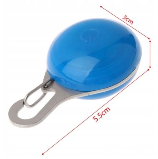 LED LAMPA NA PRÍVESKU NA GOLÍMEKU PSA