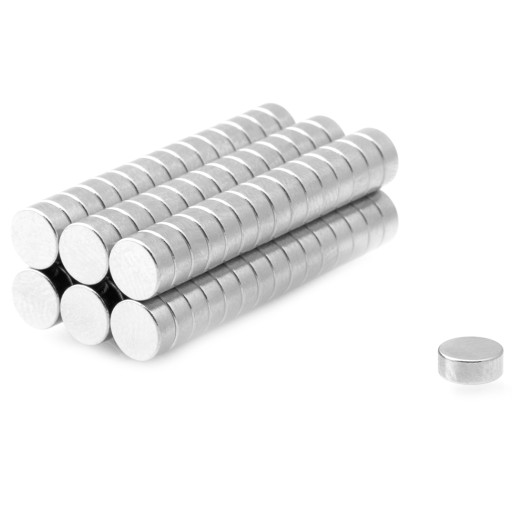 SET SILNÝ VALEC NEODYMIOVÝ MAGNET 4x2. 10 ks.