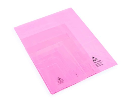 ANTISTATICKÉ OTVORENÉ ESD TAŠKY 160X220MM/0,080MM 100KS