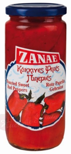 Grilovaná červená paprika (Florina) 450g Zanae