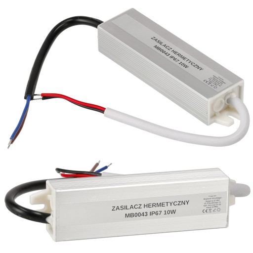 Vodotesný LED zdroj 0,83A 10W 12V IP67