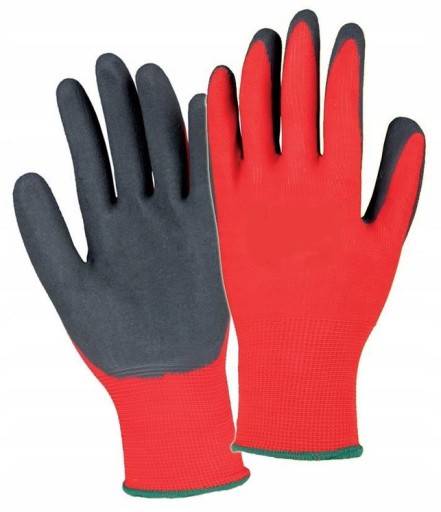 Rukavice PRACOVNÉ RUKAVICE r10 LATEX bal. 10 PÁROV