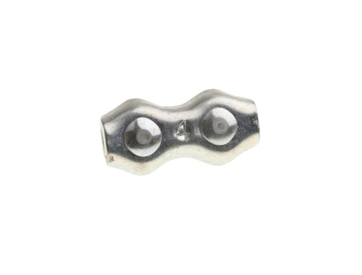 DVOJITÁ SVORKA SEDLNÉHO LANA 4 mm