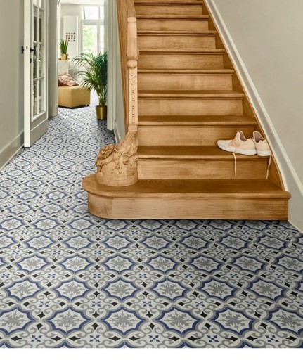 šírka 1,5 m GUMOLEUM KOBEREC PVC COLORI AZTEC PATCHWORK BOHO PASTEL