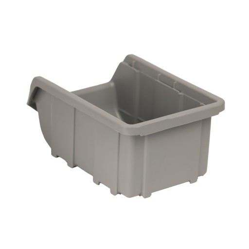 Dielenský úložný podnos Kontajnerový box Organizér MALÝ šedý