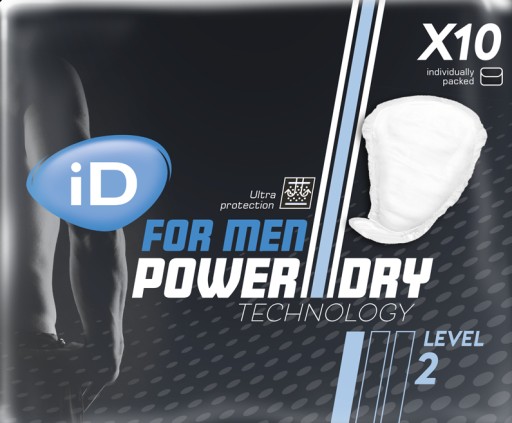 ANATOMICAL pánske vložky POWER DRY 10 ks level 2 / urologické vložky