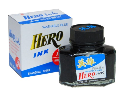 Hero perový atrament 50 ml Modrý