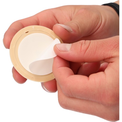 SAMOLEPIACI NÁRAZNÍK NA STENU 60 MM KRÉMOVÝ PRIPEVNENÝ 6 CM NA DVERE A STENY