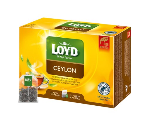 Klasický čierny čaj Ceylon Strong Taste 50T LOYD