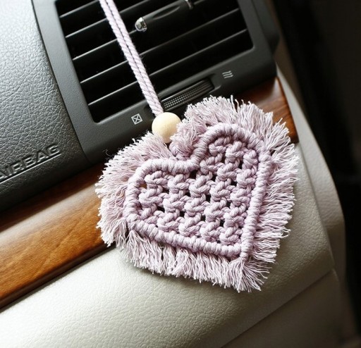 Drevené srdce Decoupage dekorácie 6x6cm Rim Macrame základ SRDCE