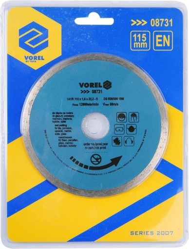 DIAMANTOVÝ DISK PRE VLHKÉ SKLENÉ TANIERE 115MM