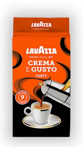Lavazza Crema E Gusto Forte mletá káva 1x250g