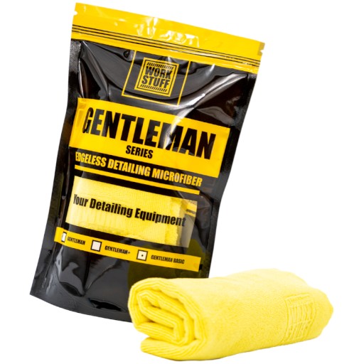 WORK STUFF Gentleman Yellow Univerzálne žlté mikrovlákno bez lemu