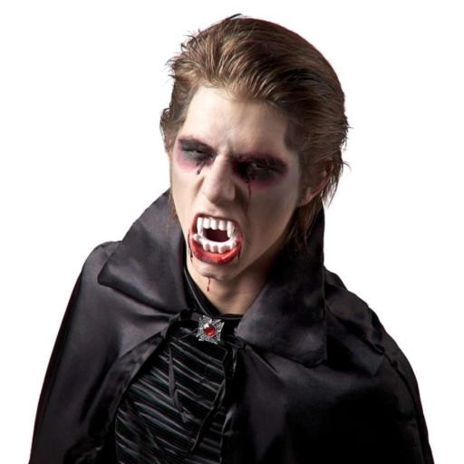 sada upírskych zubov JAW UMELEJ KRVI VAMPIRE