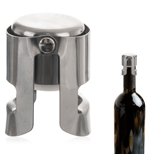 Oceľová zátka na sekt a šampanské