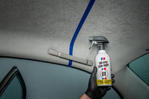 Shiny Garage Fabric Cleaner Shampoo 500 ml - na umývanie stropných vložiek, Alcantara